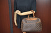 Authentic Louis Vuitton Monogram Deauville Hand Bag M47270 LV K5194