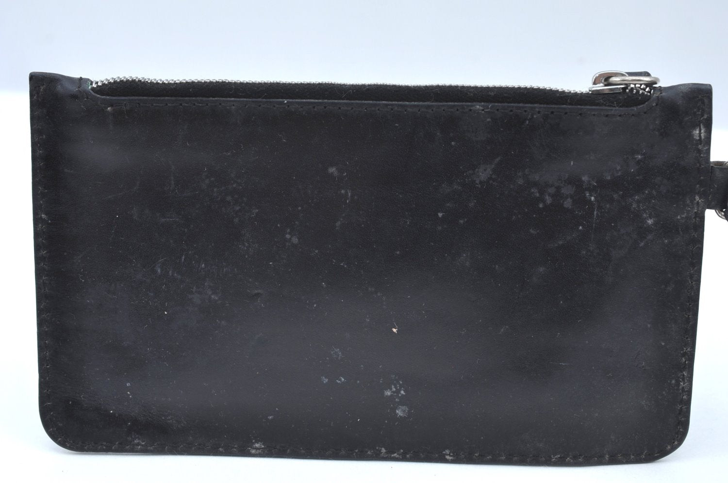 Authentic FENDI Zucca Tote Bag Purse Nylon Leather Black K5203