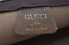 Authentic GUCCI GG Plus Clutch Hand Bag Purse PVC Leather Brown K5214