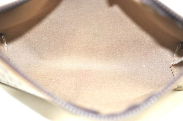 Authentic GUCCI GG Plus Clutch Hand Bag Purse PVC Leather Brown K5214