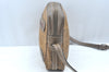 Authentic FENDI Zucchino Shoulder Cross Body Bag Purse PVC Leather Brown K5216