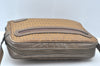 Authentic FENDI Zucchino Shoulder Cross Body Bag Purse PVC Leather Brown K5216