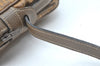 Authentic FENDI Zucchino Shoulder Cross Body Bag Purse PVC Leather Brown K5216