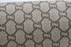 Authentic GUCCI GG Plus Clutch Hand Bag Purse PVC Leather Brown K5219