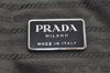 Authentic PRADA Nylon Tessuto Leather Shoulder Tote Bag Beige K5225