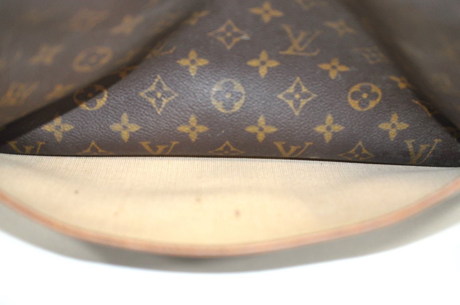 Authentic Louis Vuitton Monogram Deauville Hand Bag M47270 LV K5230