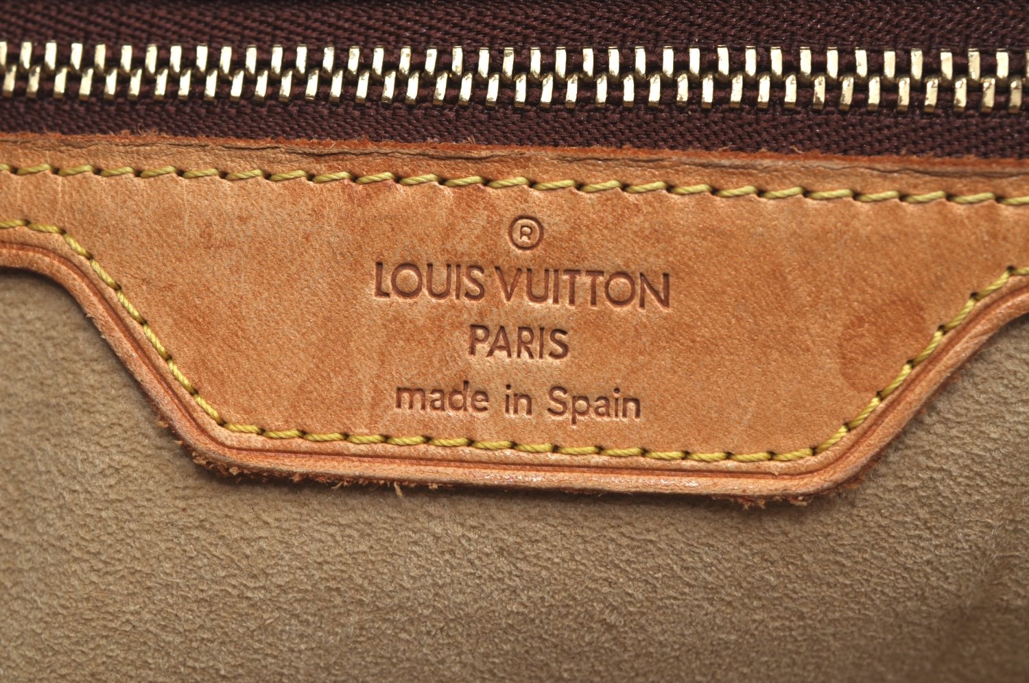 Authentic Louis Vuitton Monogram Luco Shoulder Tote Bag M51155 LV Junk K5231