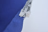 Authentic HERMES Carre 90 Scarf "BRIDES de GALA par" Silk Blue K5234