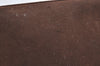 Authentic Salvatore Ferragamo Suede Leather Shoulder Hand Bag Purse Brown K5255