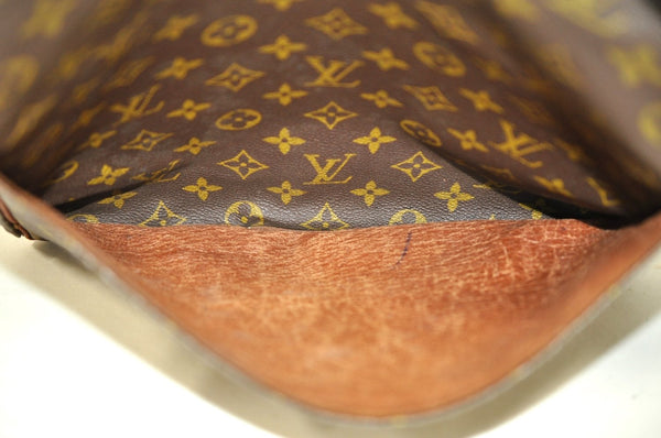 Authenic Louis Vuitton Monogram Marceau Shoulder Cross Bag Old Model Junk K5260