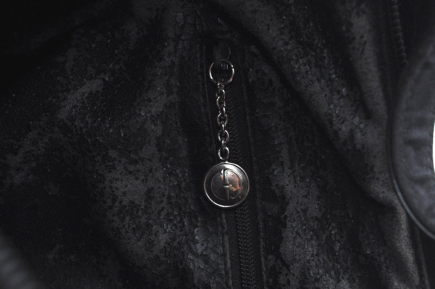 Authentic GUCCI Shoulder Hand Bag Purse Satin Leather 0013017 Black Junk K5264