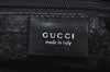 Authentic GUCCI Shoulder Hand Bag Purse Satin Leather 0013017 Black Junk K5264