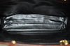 Authentic Salvatore Ferragamo Vara Leather Shoulder Tote Bag Brown Red SF K5266