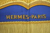 Authentic HERMES Carre 90 Scarf "Poste et Cavalerie" Silk Navy Blue K5288