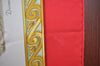 Authentic HERMES Carre 90 Scarf "Courbettes et Cabrioles" Silk Red K5289
