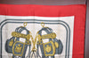 Authentic HERMES Carre 90 Scarf "BRIDES de GALA par" Silk Red K5291