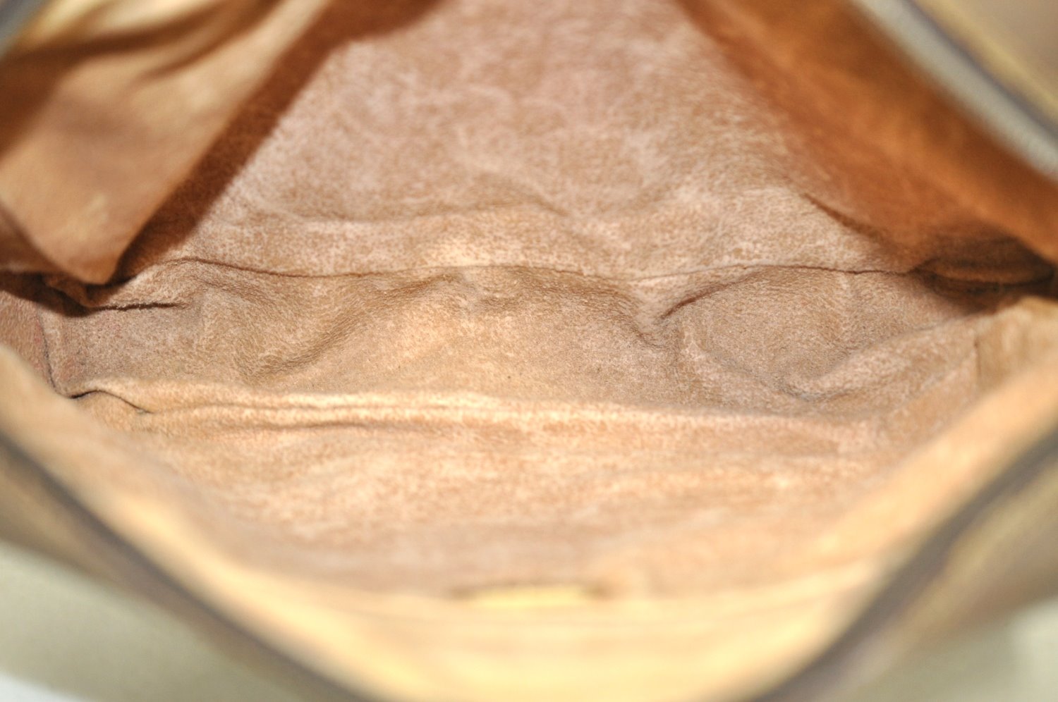 Authentic GUCCI Shoulder Cross Body Bag GG Plus PVC Leather Brown Junk K5293