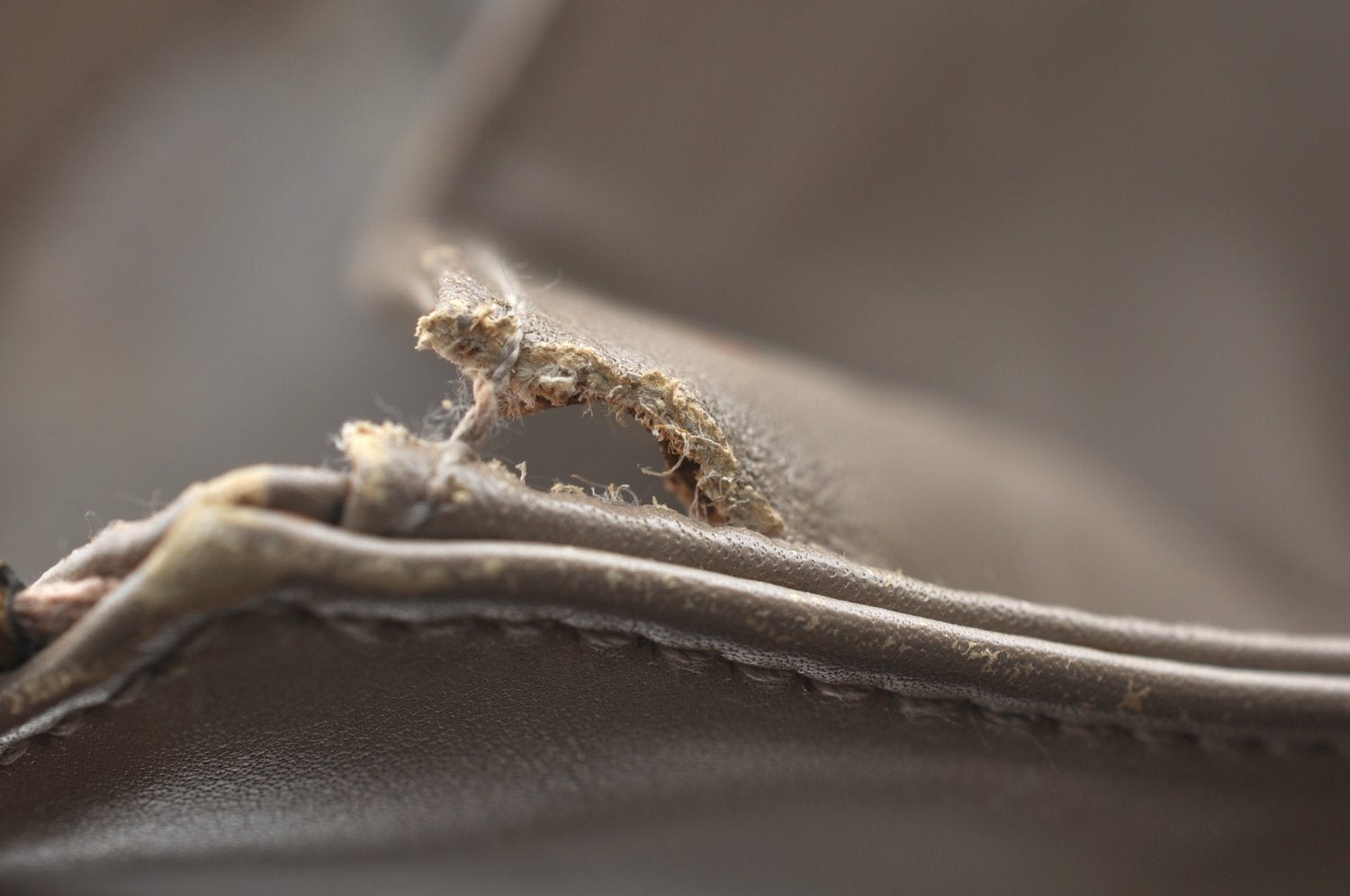 Authentic GUCCI Hand Bag Purse Leather Beige K5302