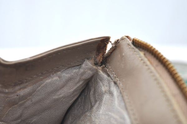 Authentic GUCCI Hand Bag Purse Leather Beige K5302