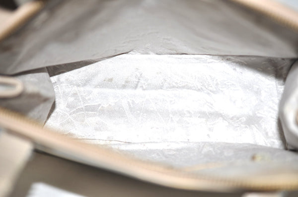 Authentic GUCCI Hand Bag Purse Leather Beige K5302