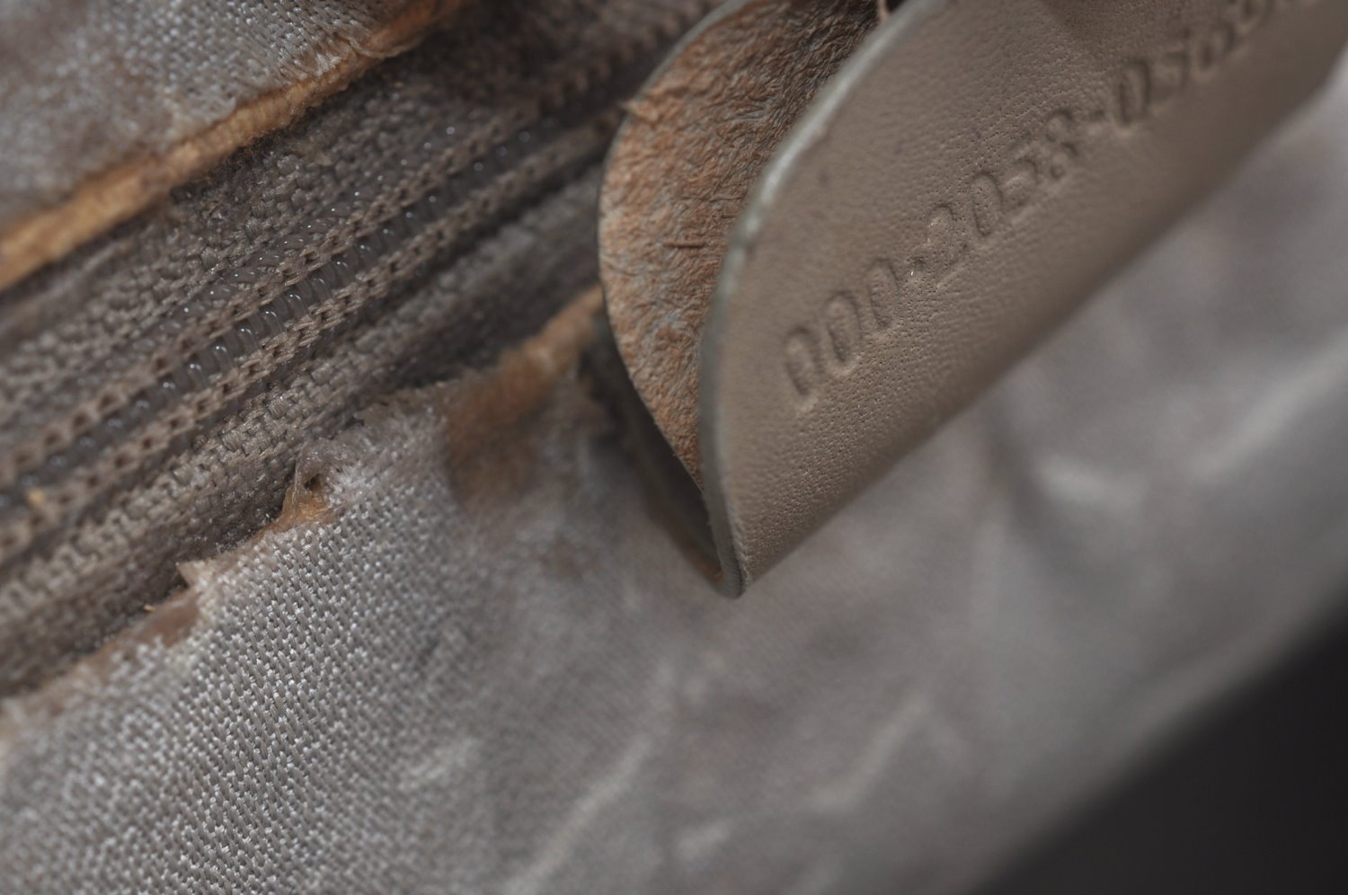 Authentic GUCCI Hand Bag Purse Leather Beige K5302