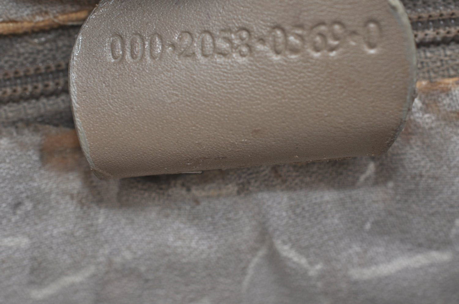 Authentic GUCCI Hand Bag Purse Leather Beige K5302