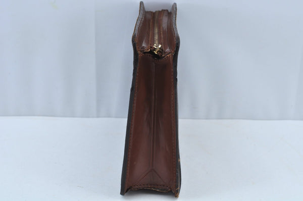 Authentic Louis Vuitton Monogram Pochette Homme Clutch Hand Bag M51795 LV K5315