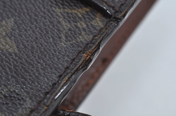 Authentic Louis Vuitton Monogram Pochette Homme Clutch Hand Bag M51795 LV K5315