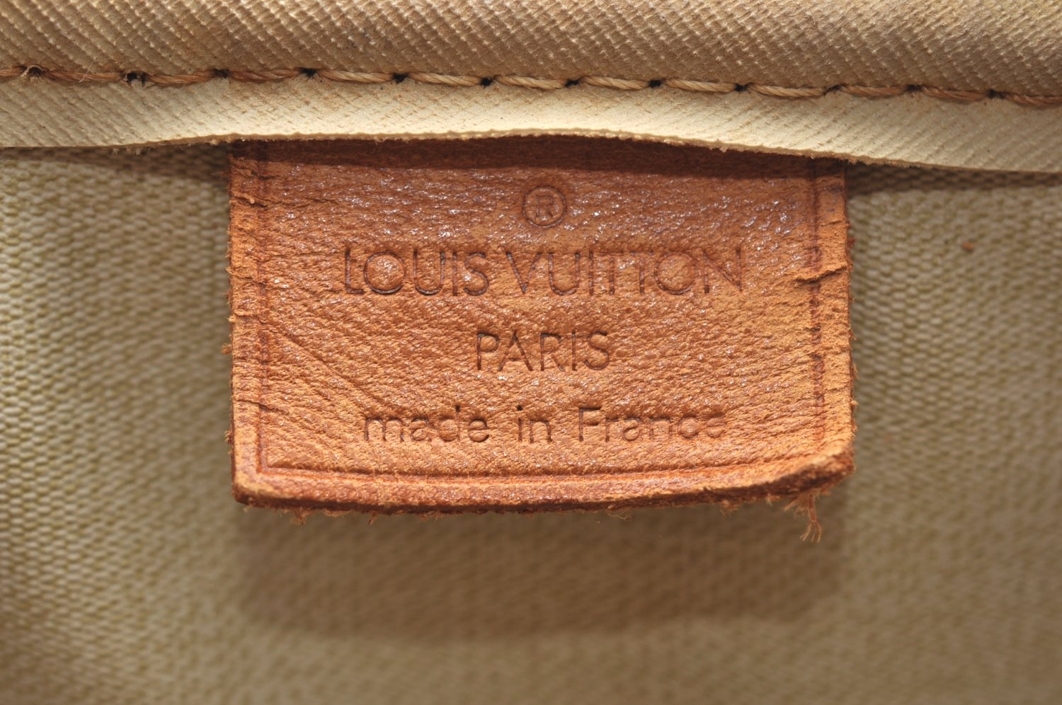 Authentic Louis Vuitton Monogram Deauville Hand Bag M47270 LV K5322