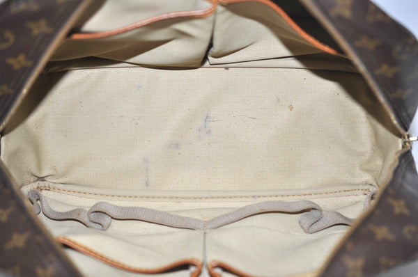 Authentic Louis Vuitton Monogram Deauville Hand Bag M47270 LV K5322