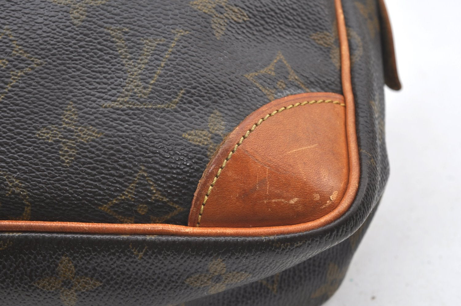 Authentic Louis Vuitton Monogram Compiegne 28 Clutch Hand Bag M51845 LV K5323