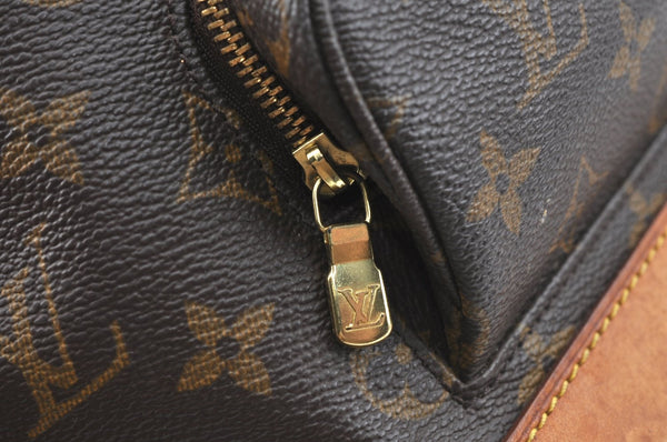 Authentic Louis Vuitton Monogram Montsouris MM Backpack M51136 LV K5327