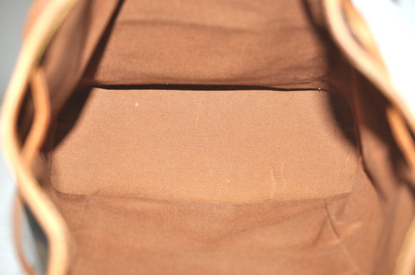 Authentic Louis Vuitton Monogram Montsouris MM Backpack M51136 LV K5327