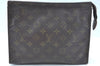 Authentic Louis Vuitton Monogram Poche Toilette 26 M47542 Cosmetics Pouch K5328