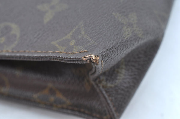 Authentic Louis Vuitton Monogram Poche Toilette 26 M47542 Cosmetics Pouch K5328