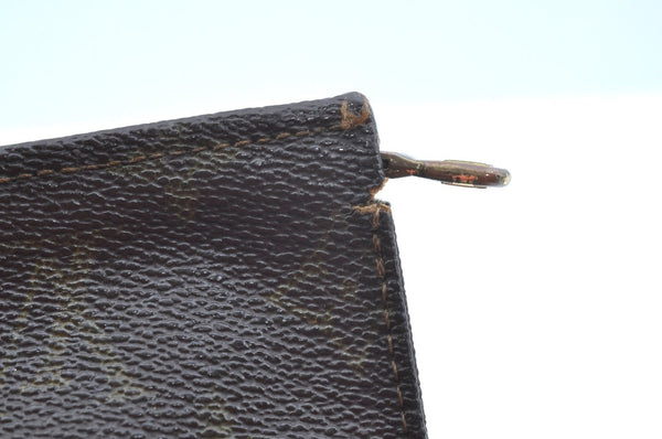 Authentic Louis Vuitton Monogram Poche Toilette 26 M47542 Cosmetics Pouch K5328