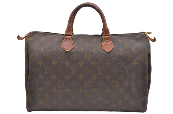 Authentic Louis Vuitton Monogram Speedy 35 Hand Boston Bag Old Model LV K5331