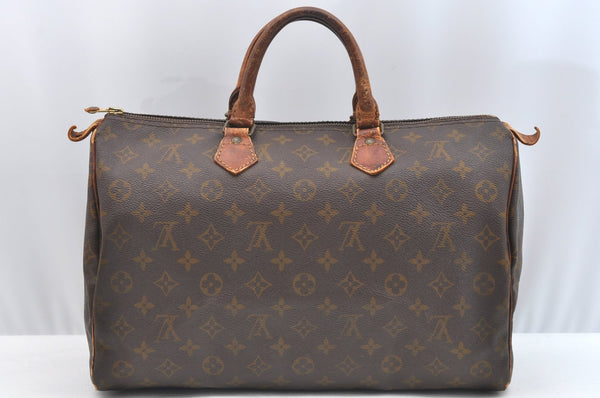 Authentic Louis Vuitton Monogram Speedy 35 Hand Boston Bag Old Model LV K5331