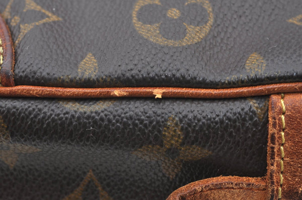 Authentic Louis Vuitton Monogram Compiegne 28 Clutch Hand Bag M51845 LV K5332