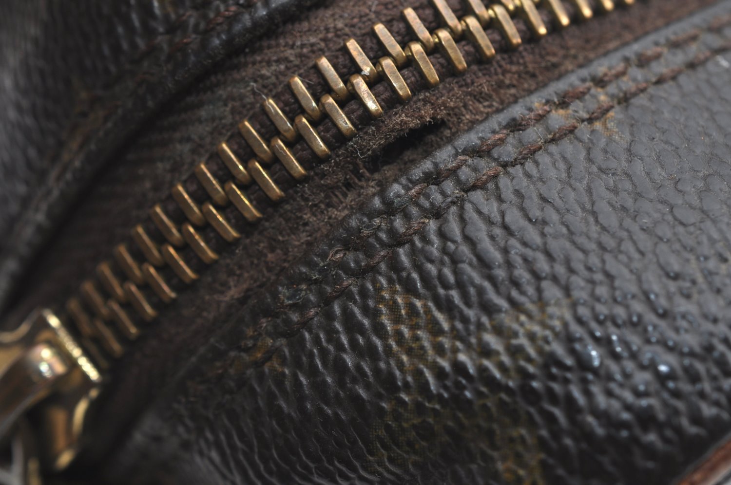 Authentic Louis Vuitton Monogram Compiegne 28 Clutch Hand Bag M51845 LV K5332