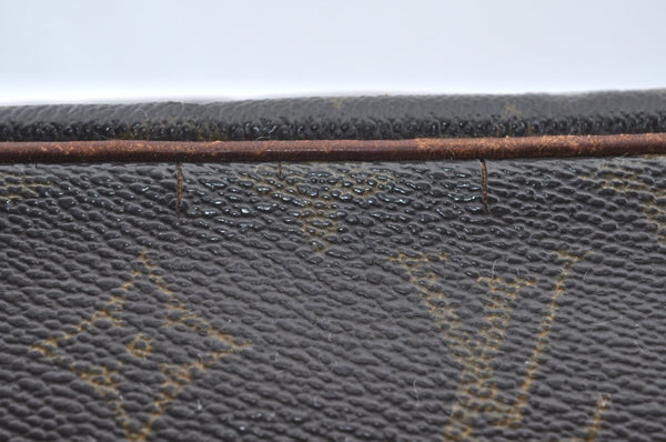 Authentic Louis Vuitton Monogram Compiegne 28 Clutch Hand Bag M51845 LV K5332