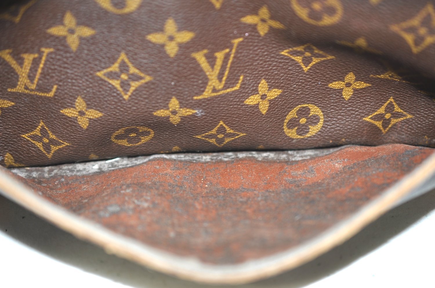 Authentic Louis Vuitton Monogram Compiegne 28 Clutch Hand Bag M51845 LV K5332