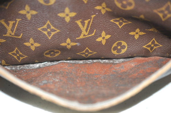 Authentic Louis Vuitton Monogram Compiegne 28 Clutch Hand Bag M51845 LV K5332