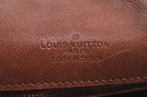 Authentic Louis Vuitton Monogram Danube 28 Shoulder Cross Body Bag LV K5333