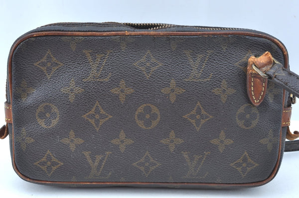 Auth Louis Vuitton Monogram Marly Bandouliere Shoulder Cross Bag LV Junk K5334