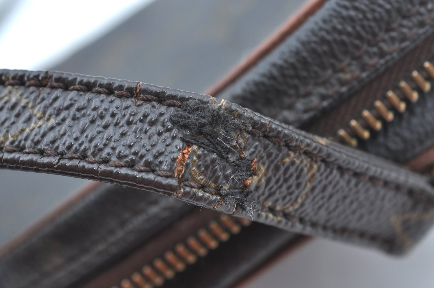 Auth Louis Vuitton Monogram Marly Bandouliere Shoulder Cross Bag LV Junk K5334