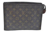 Louis Vuitton Monogram Poche Toilette 26 Cosmetics Pouch Old Model LV Junk K5336