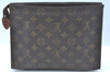 Louis Vuitton Monogram Poche Toilette 26 Cosmetics Pouch Old Model LV Junk K5336