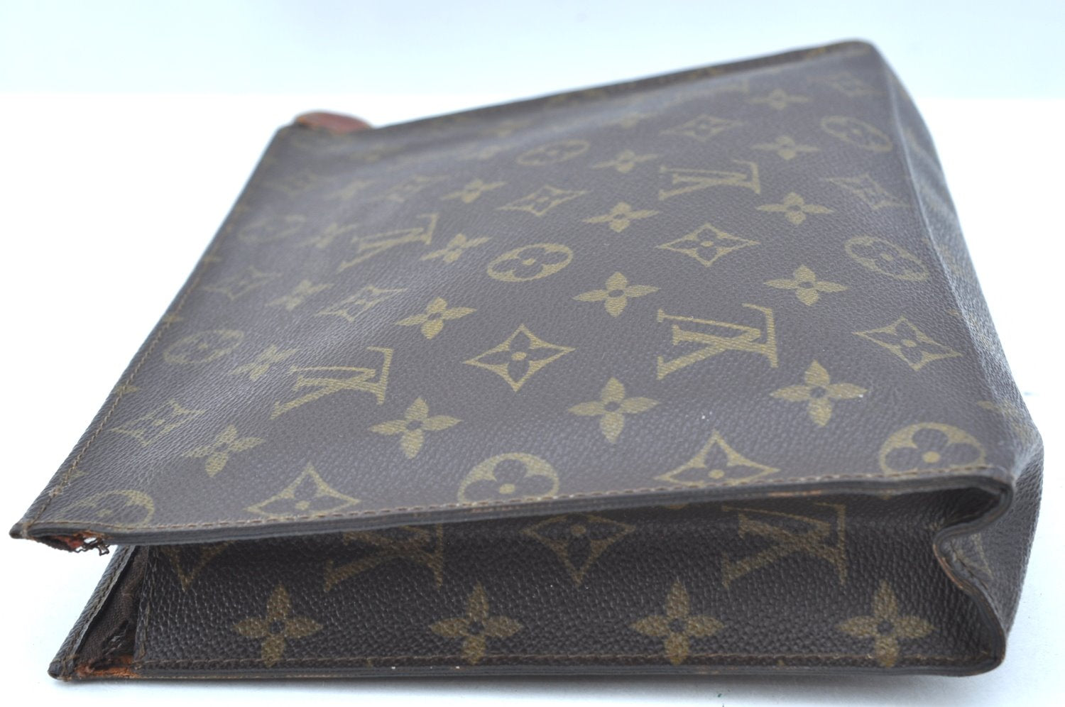 Louis Vuitton Monogram Poche Toilette 26 Cosmetics Pouch Old Model LV Junk K5336