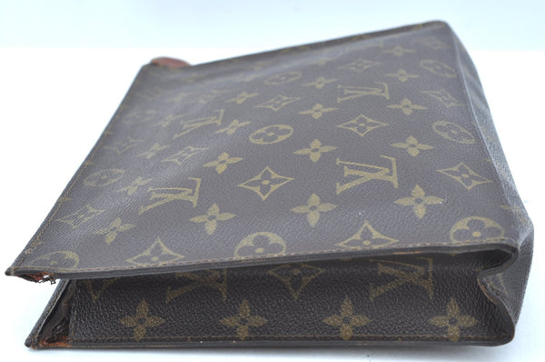 Louis Vuitton Monogram Poche Toilette 26 Cosmetics Pouch Old Model LV Junk K5336